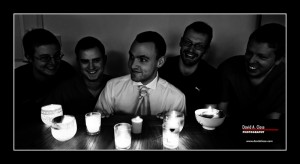 Grooms men getting rady for wedding