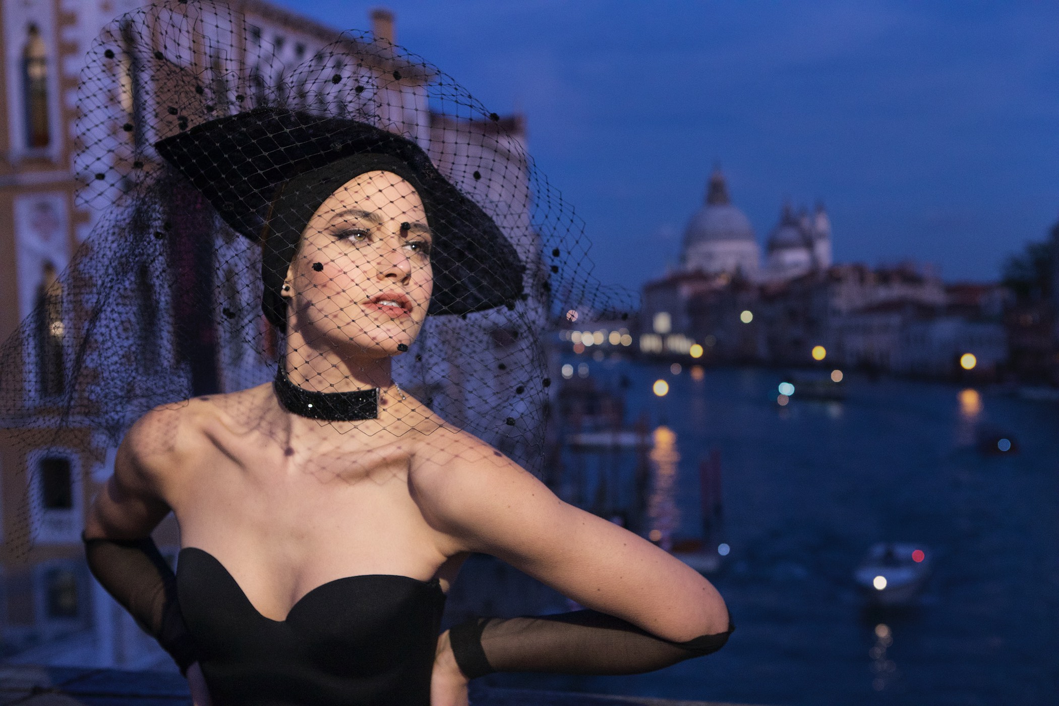 Beautiful gowns in Venice