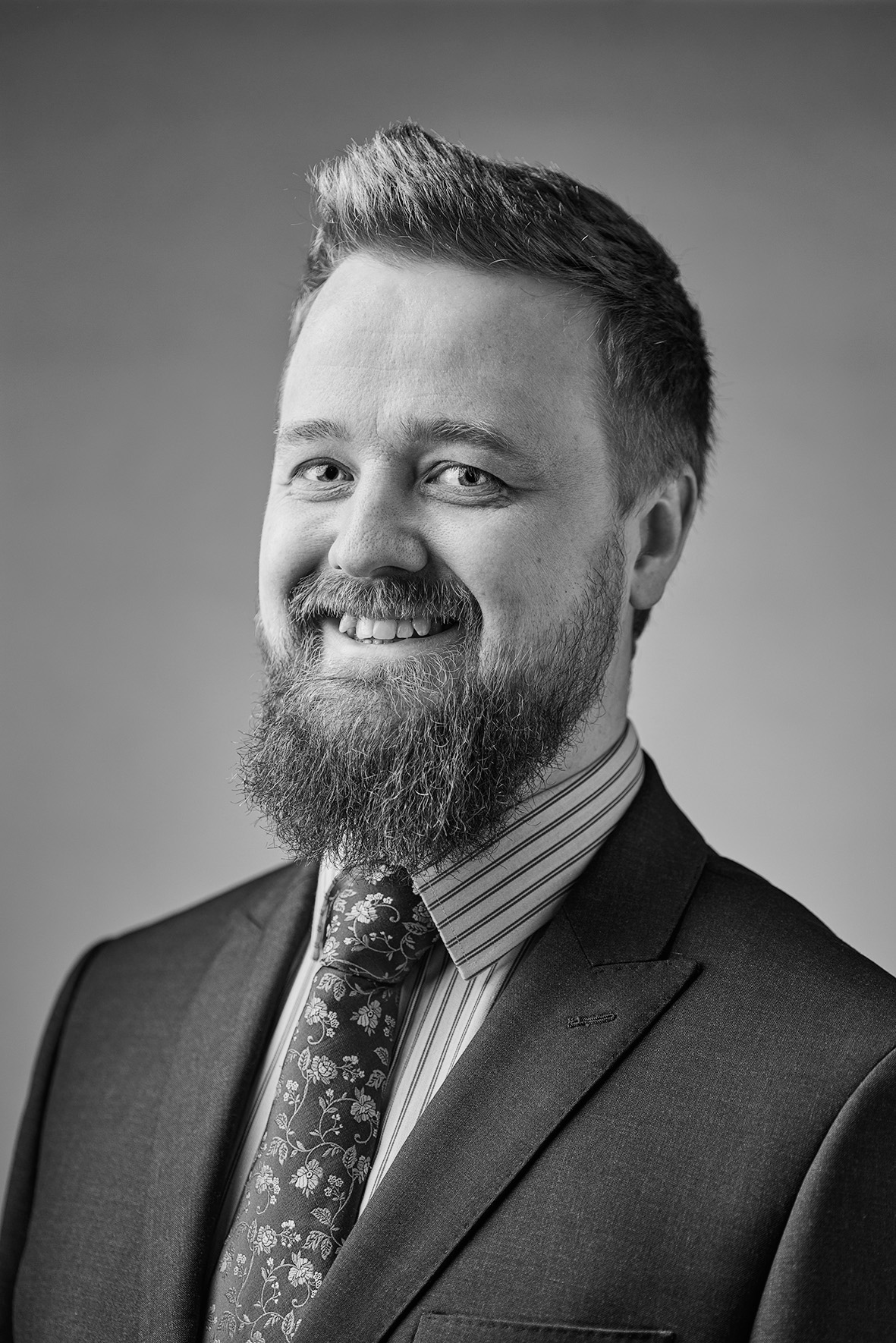 Daniel C Headshot 0035 small B&W